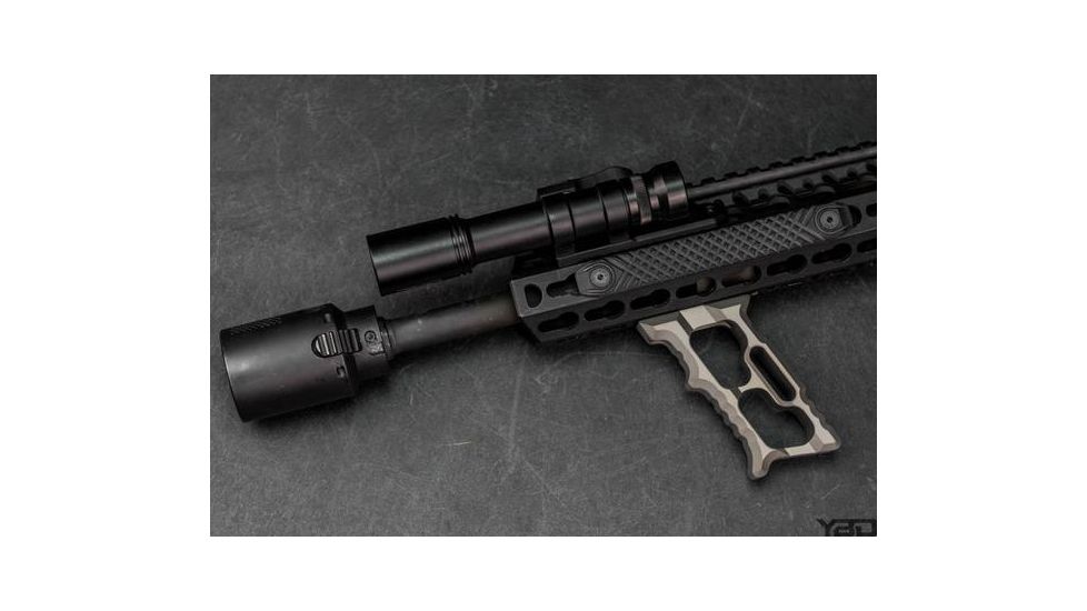 Tyrant CNC HALO Series MiniVert Grip MLOK, Grey, TD-552-G-M