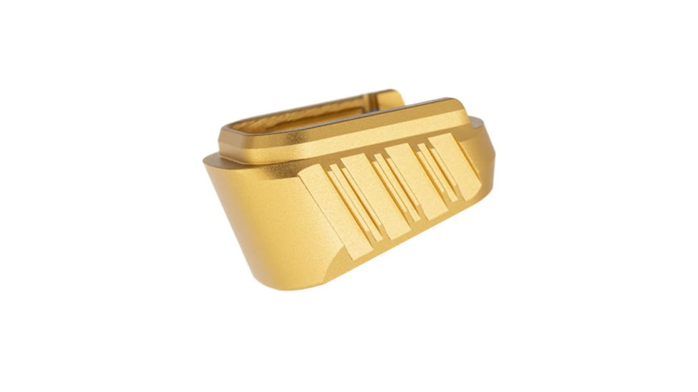 Tyrant CNC Hellcat/Hellcat Pro +3 Magazine Extension, Gold, TD-HCATMAGEX3-GOLD-3RD