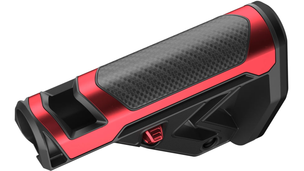 Tyrant CNC NexGen AR Collapsible Buttstocks, Red, TD-AR15BSTK-Red