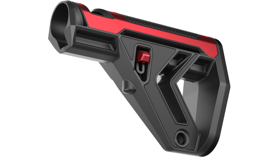 USED Tyrant CNC NexGen AR Collapsible Buttstocks, Red, TD-AR15BSTK-Red, EDEMO1, Condition Fair, Other