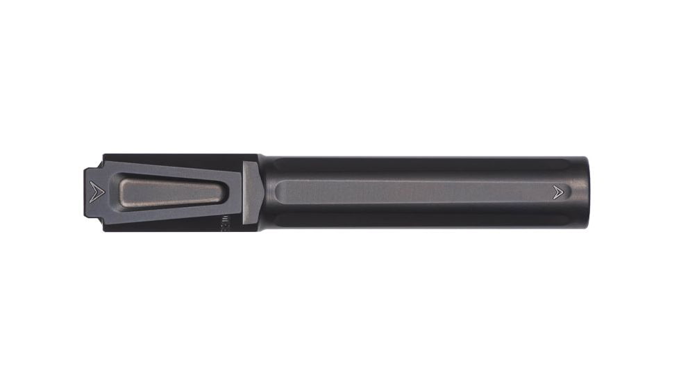 Tyrant CNC Non Threaded Pistol Barrel, Glock 19/19X/45, 1-10 Twist, 416R Stainless Steel, 1/2-28 Thread, Black, TD-G19BRL-NOTRD-Black
