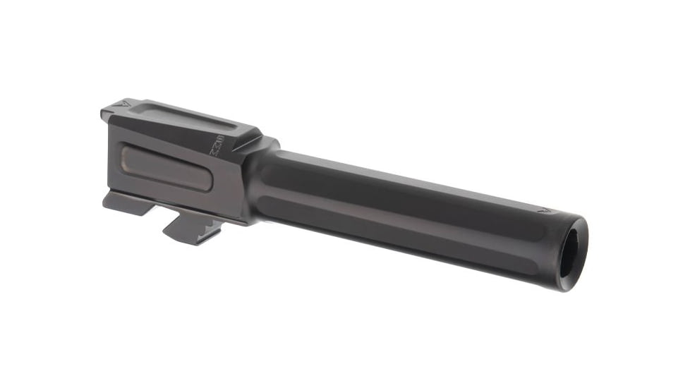 Tyrant CNC Non Threaded Pistol Barrel, Glock 19/19X/45, 1-10 Twist, 416R Stainless Steel, 1/2-28 Thread, Black, TD-G19BRL-NOTRD-Black