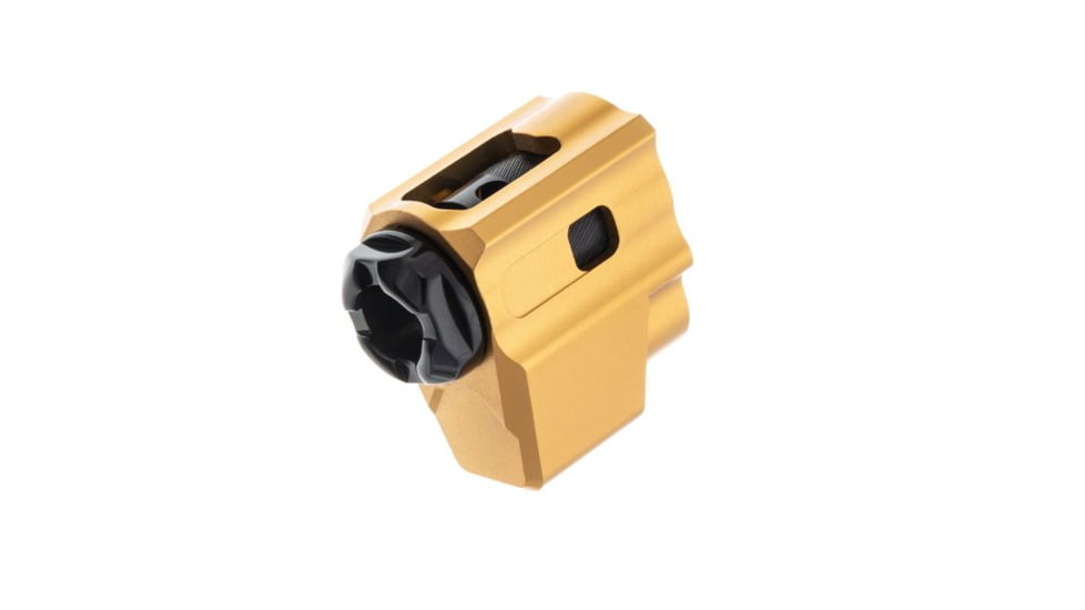 Tyrant CNC T-Comp Glock 43/43x/48 Compensator, Gold/Black, TD-G43COMP-Gold/Black