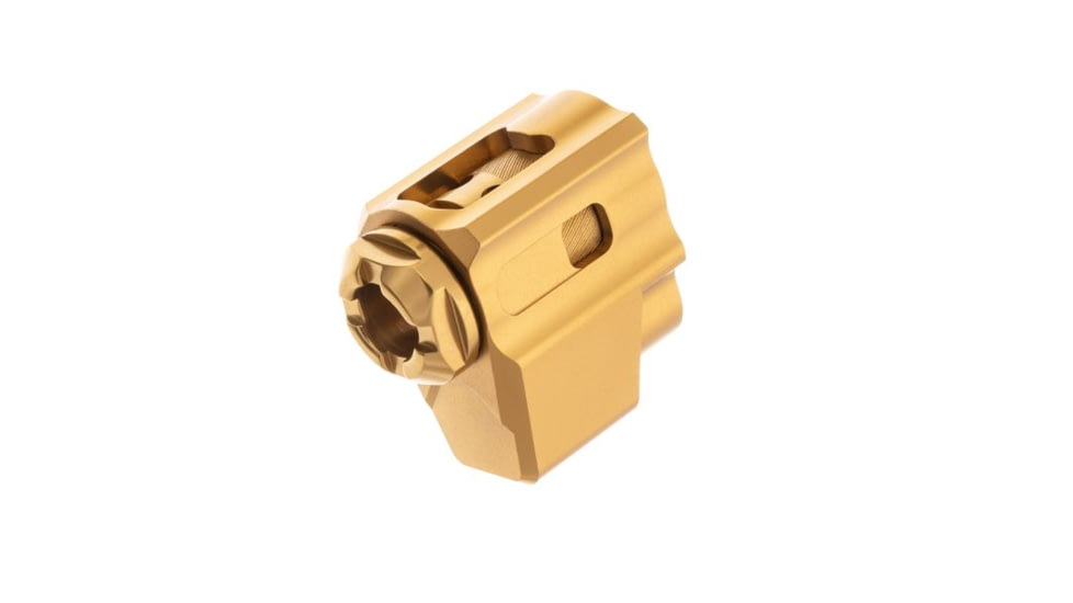 Tyrant CNC T-Comp Glock 43/43x/48 Compensator, Gold/Gold, TD-G43COMP-Gold/Gold