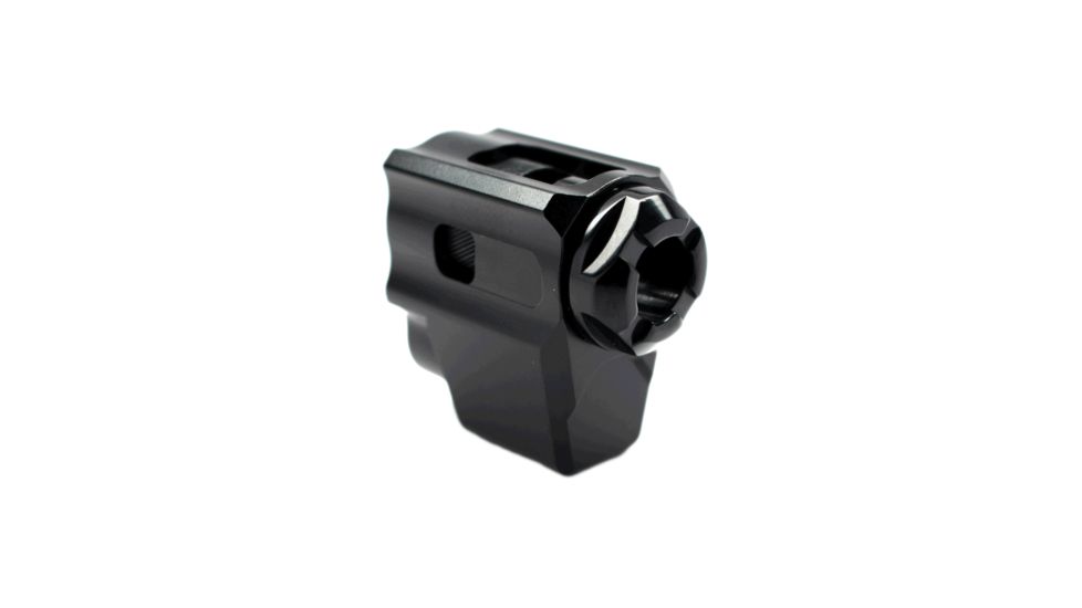 Tyrant CNC T-Comp Glock 43 Compensator, Black/Black, TD-G43COMP-BLK/BLK