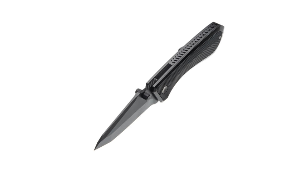 Tyrant CNC T.D.C.002 3in Folding Knife, Tanto Blade, D2 Steel, Black/Black, TD-TDC002-Black-Black
