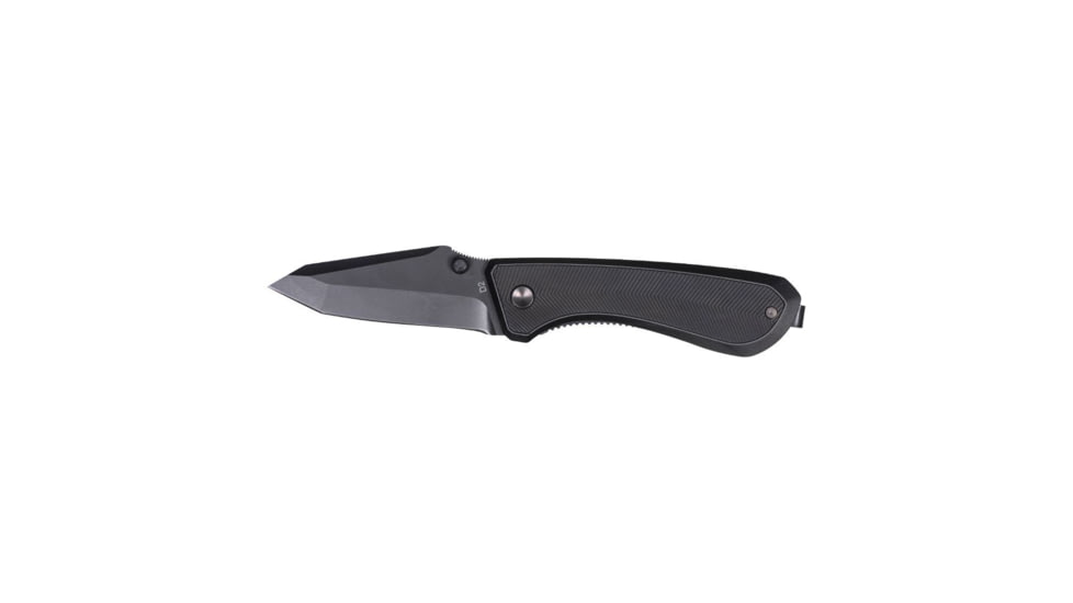 Tyrant CNC T.D.C.002 3in Folding Knife, Tanto Blade, D2 Steel, Black/Black, TD-TDC002-Black-Black