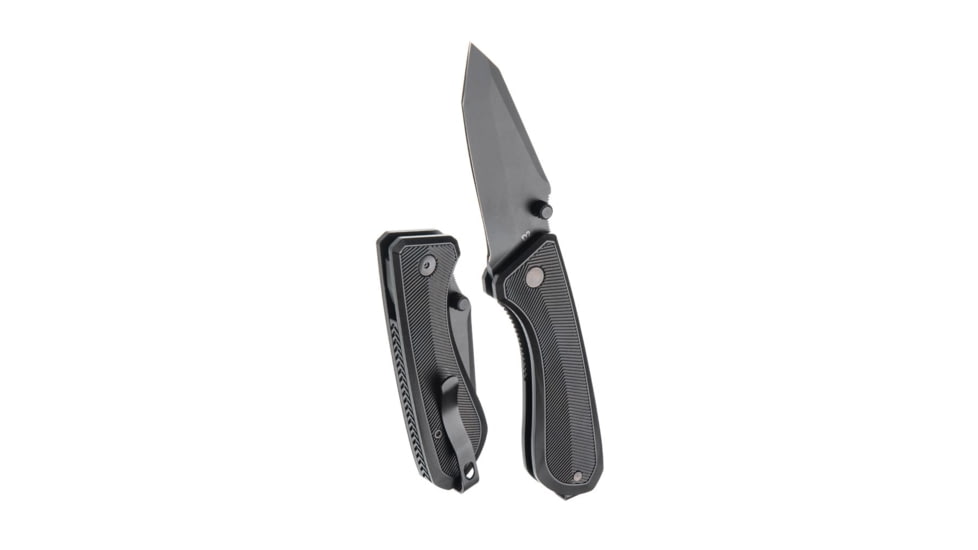 Tyrant CNC T.D.C.002 3in Folding Knife, Tanto Blade, D2 Steel, Black/Black, TD-TDC002-Black-Black