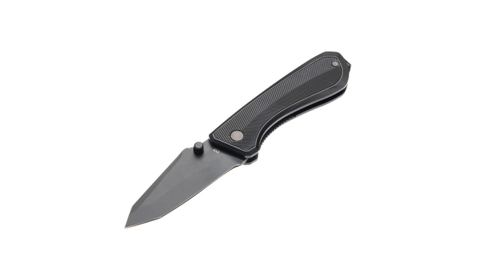 Tyrant CNC T.D.C.002 3in Folding Knife, Tanto Blade, D2 Steel, Black/Black, TD-TDC002-Black-Black