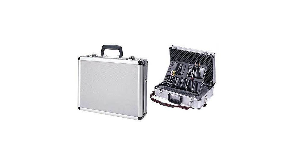 T-Z Case 4-8 Pistol Promo Case Alumitech 18 x 13 x 6 in, Silver TZ0301SD