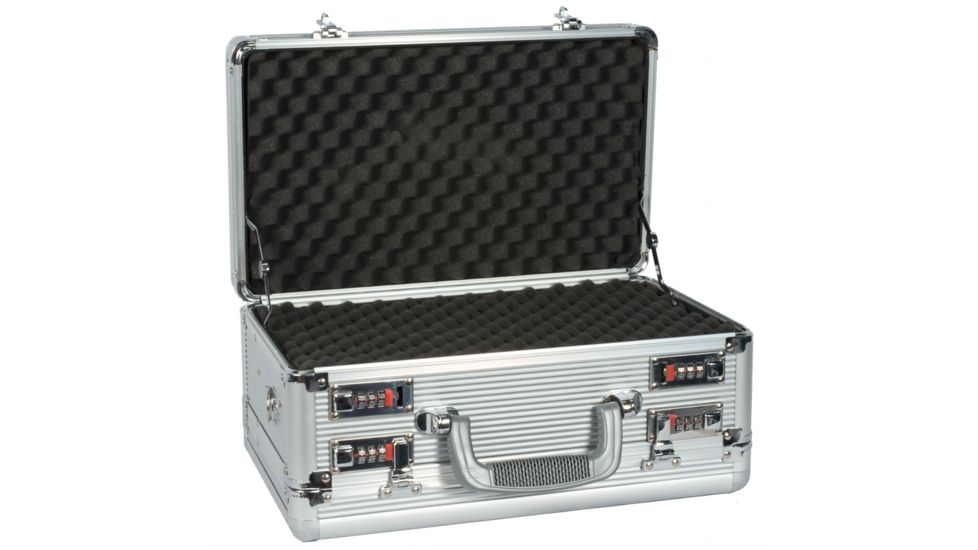 TZ Case 2 Amendment Duelly Fifthteen Gun Case 15x9x7in, Silver TZ0015SS2
