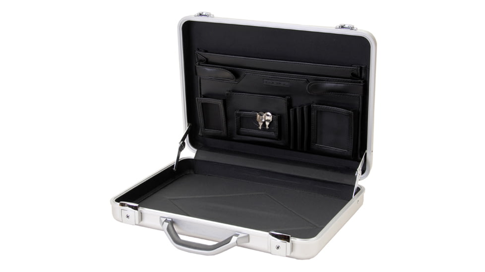 EDEMO TZ Case AC66 Molded Aluminum Attache Case, 18x13x4in - Silver AC-66S, EDEMO3