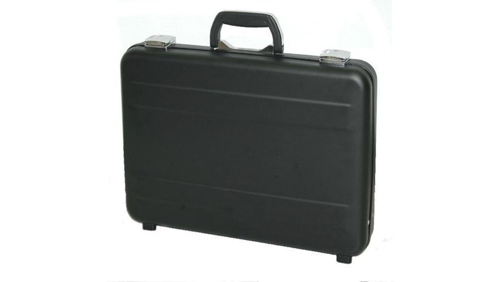 USED TZ Case AC66 Molded Aluminum Attache Case, 18x13x4in - Black AC-66B, EDEMO2