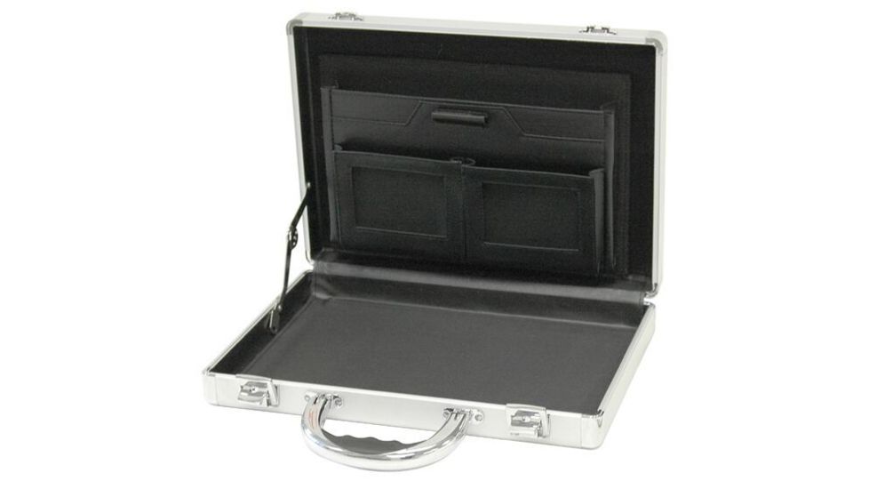 TZ Case Aluminum Packaging Case / 14in, Silver, 14 x 10 x 2.5in , DLX-14 S