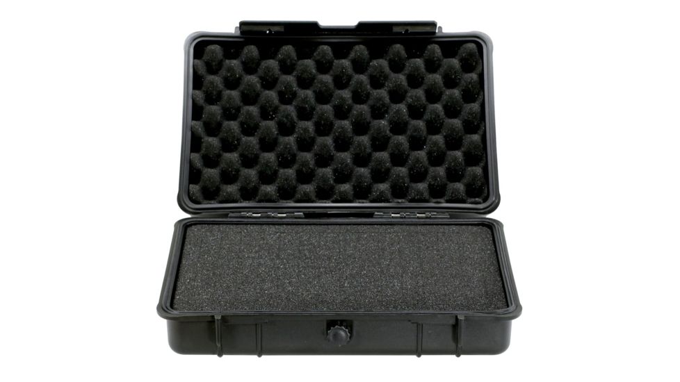 TZ Case Cape Buffalo Water-Resistant Utility Case, Black, 10 x 6.5 x 3in, CB-008 B