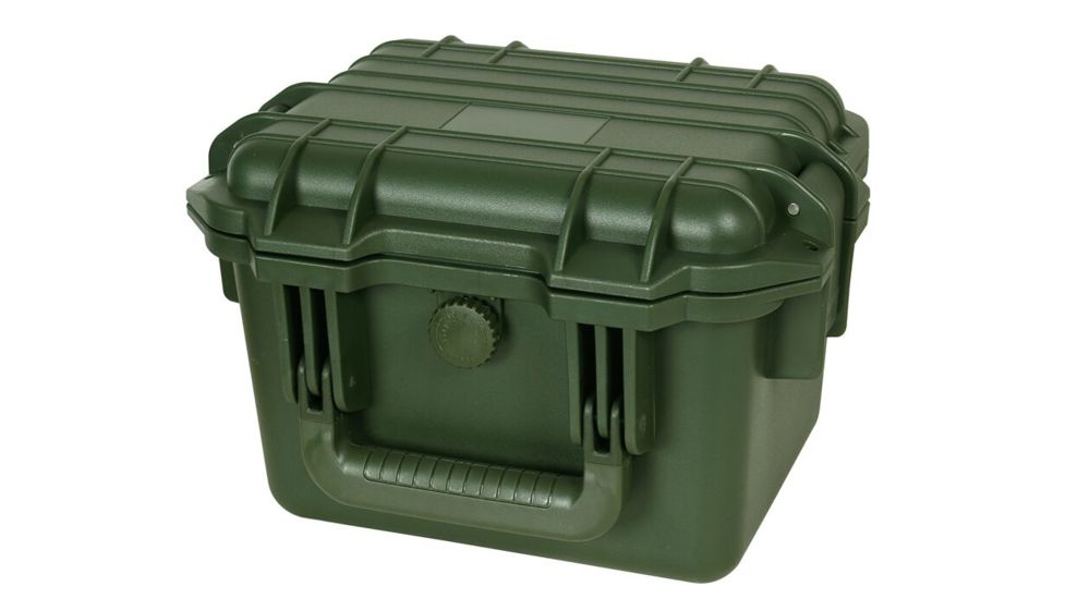 TZ Case Cape Buffalo Water-Resistant Utility Case, Green, 11.75 x 9.75 x 7.75in, CB-009 G