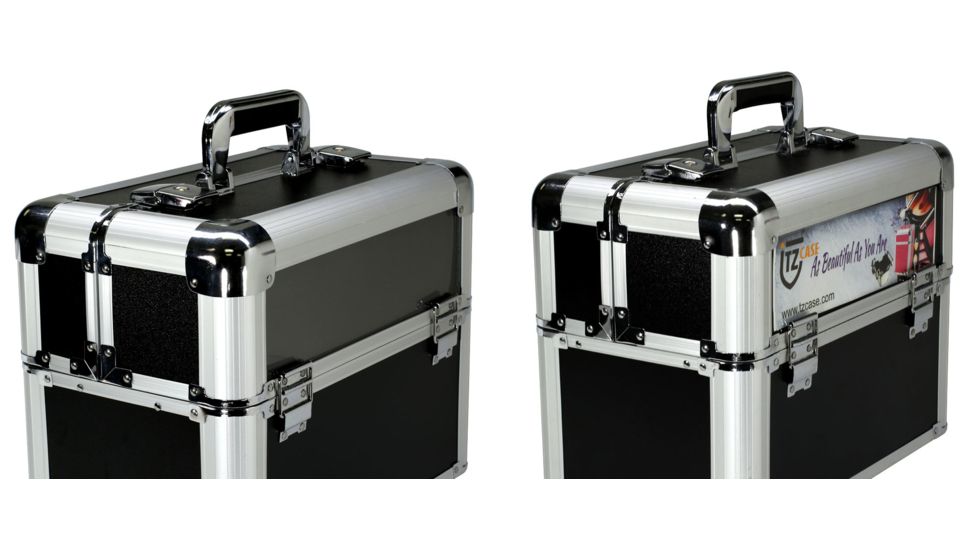 TZ Case Large Wheeled Professional Makeup/Multi-Purpose Case, Black, AB-408T B