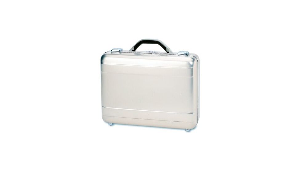 TZ Case Molded Aluminum Attache Case, Silver, 18 x 13 x 5in, AC-38 S