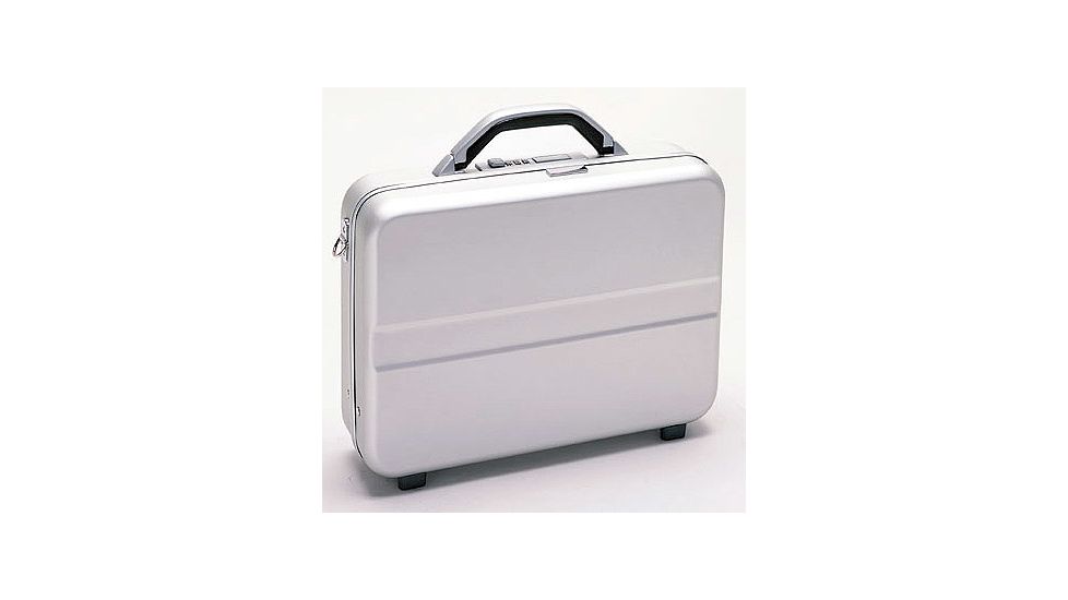 TZ Case NC80 Compact Aluminum Silver Laptop Case w/ Organizer Pockets NC-80S