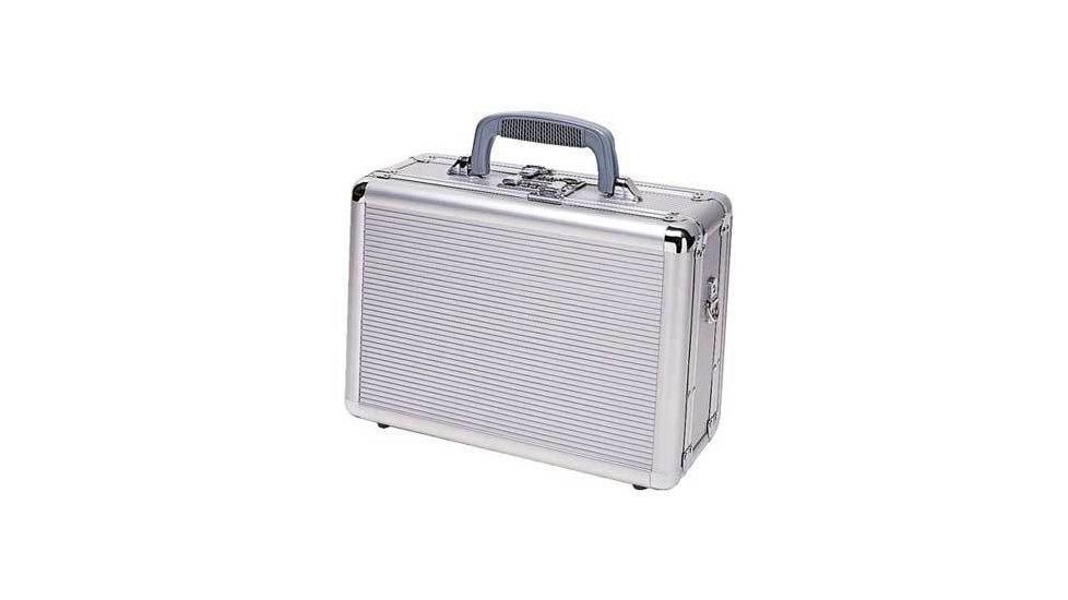 TZ Case Pro-Tech Alumitech Series 12.5x9x6 Duelly Twelve Pistol Case, Silver TZ0012SS