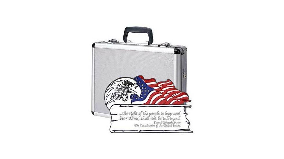 T.Z. Cases II Amendment 4 Pistol Promo Case 16x13x5, Silver TZ0013SD2