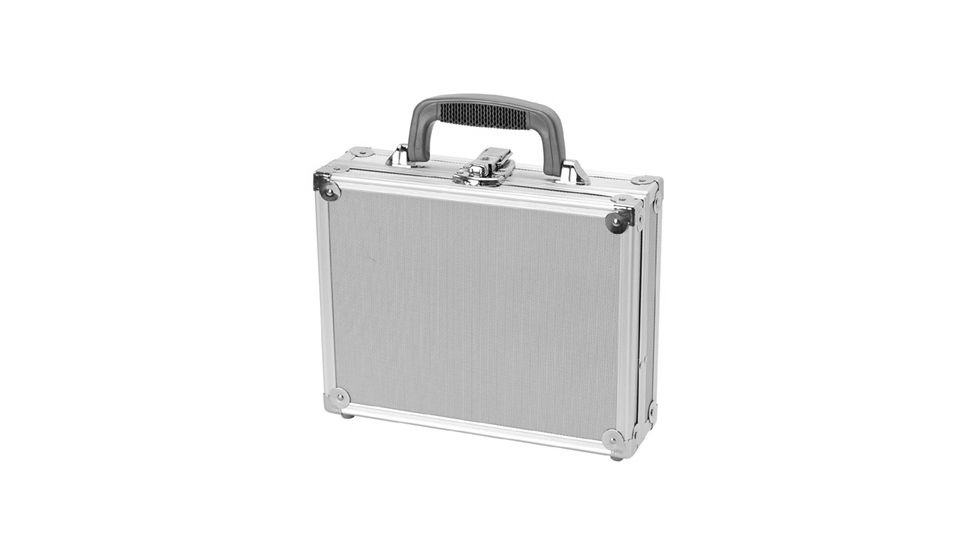 TZ Case Value-Tech ABS Panel Single Pistol Case, 11.5x9x3.25, Silver VT0011SD 