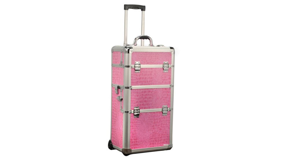 Tz Pink Alligator Professional Makeup Case AB-308T-PA