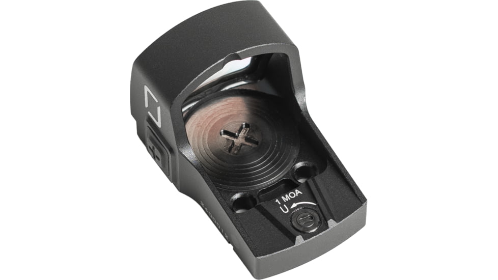 U.S. Optics 1x24mm Rise Reflex Red Dot Sight, 3 MOA Red Dot, Matte Black, Small, RISE