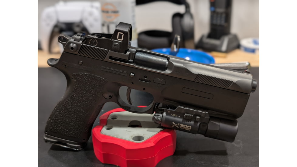 U.S. Optics 1x24mm Rise Reflex Red Dot Sight, 3 MOA Red Dot, Matte Black, Small, RISE