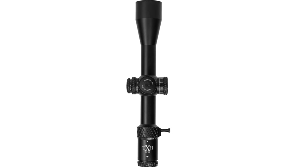 U.S. Optics 3-18x50mm TXH Riflescope, First Focal Plane, 34mm Tube, Red EMCR Reticle, Matte Black, Medium, TXH 3-18X EMCR