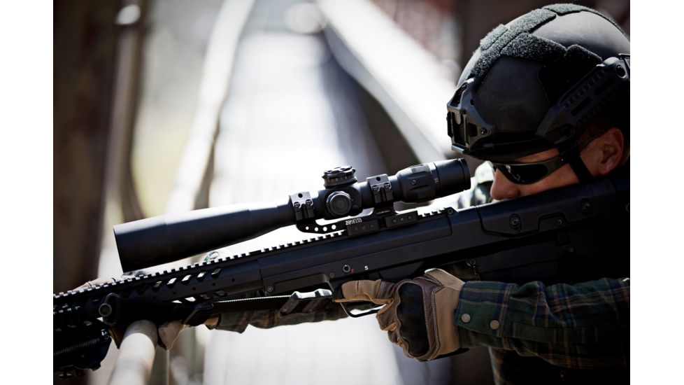 U.S. Optics 5-25x52mm Rifle Scope, w/Illuminated B-25 MDMOA Reticle, Matte Black, Medium, B-25 MDMOA