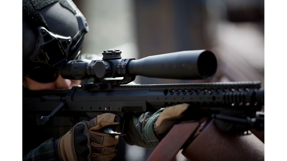 U.S. Optics 5-25x52mm Rifle Scope, w/Illuminated B-25 MDMOA Reticle, Matte Black, Medium, B-25 MDMOA