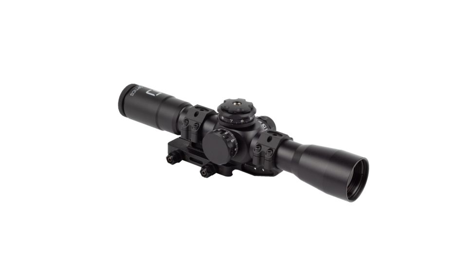 U.S. Optics BFx-10 Rifle Scope, 10x40mm, 34mm Tube, First Focal Plane, Digital Red Illuminated GAP Reticle, Matte Black BFX-10GAP