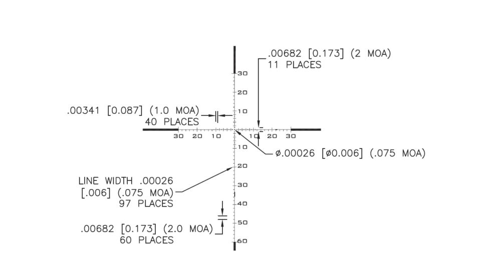 U.S. Optics B-25 5-25x52mm Rifle Scope, Digital Red FFP IGR Reticle, 100 Click Elevation Knob and US#5 Windage Knob with 1/4 IPHY Adjustment, Matte Black, B-25 IGR