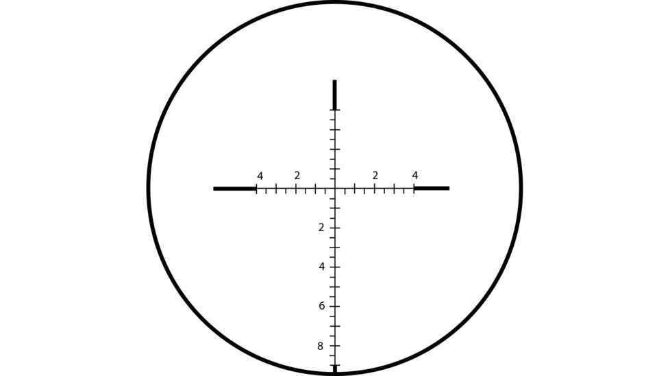 U.S. Optics LR-17 Mil GAP FFP Illuminated Reticle 3.2-17x44mm Rifle Scope, Matte Black, LR-17MIL