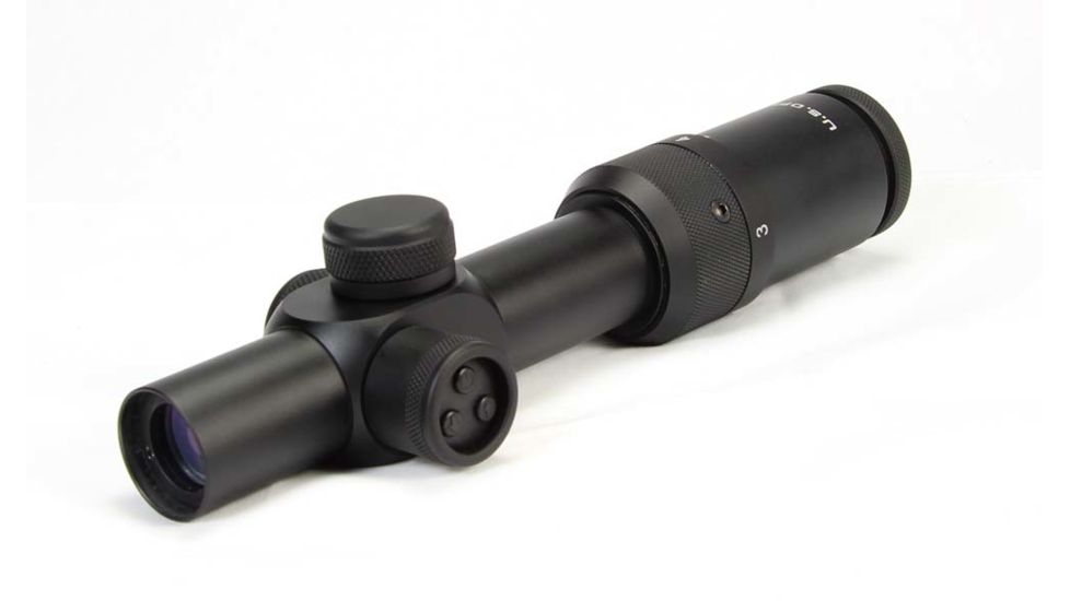 U.S. Optics SR-4C Mil Scale FFP Illuminated Reticle 1-4x22mm Rifle Scope, Matte Black, N/A SR-4C