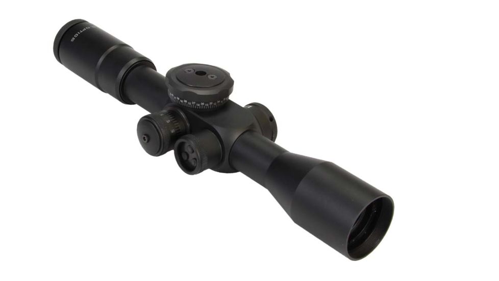 U.S. Optics ST-10 MOA Scale Type 1  FFP Illuminated Reticle 10x37mm Rifle Scope, Matte Black, N/A ST-10MOA