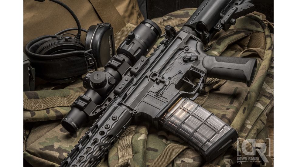 U.S. Optics SVS 1-6x24mm Rifle Scope, Matte Black, Medium, SVS 1-6