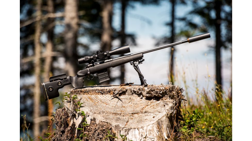 U.S. Optics SVS 1-6x24mm Rifle Scope, Matte Black, Medium, SVS 1-6