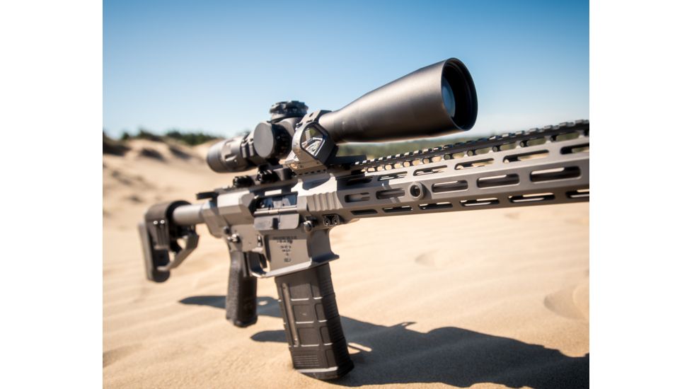 U.S. Optics SVS 1-6x24mm Rifle Scope, Matte Black, Medium, SVS 1-6