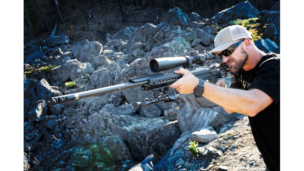 U.S. Optics SVS 1-6x24mm Rifle Scope, Matte Black, Medium, SVS 1-6