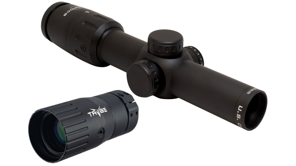 U.S. Optics SVS 1-6x24mm Rifle Scope with Trybe Enhancer Optics