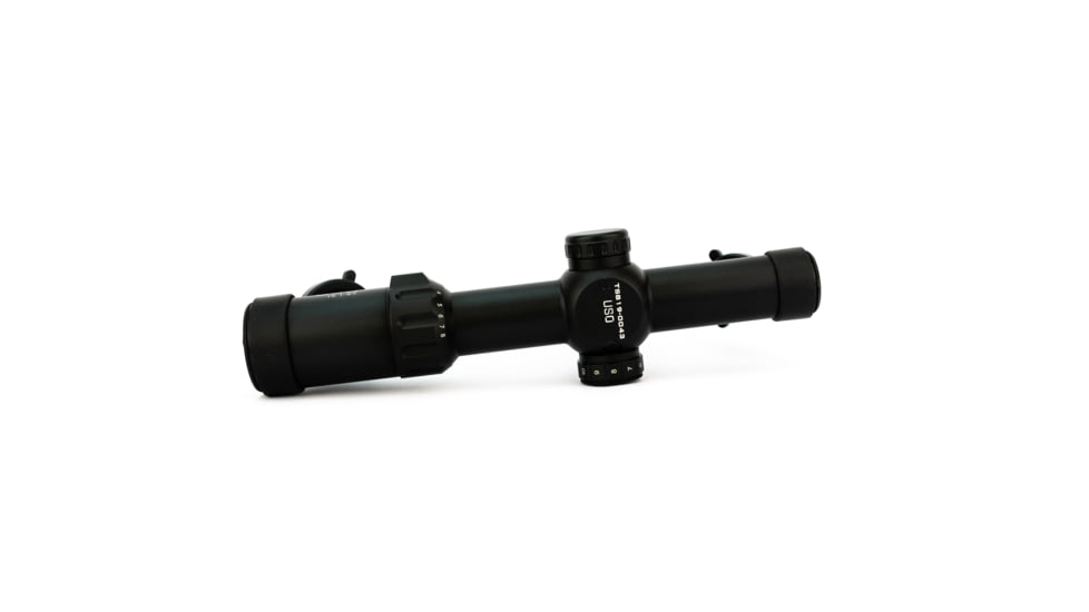U.S. Optics TS-8X Rifle Scope, 1-8x24mm, 30mm Tube, Digital Red SFP Simple Cross Hair Reticle, Elevation and Windage Zeroing Knob with 1/2 MOA Adjustments, Matte, Black, TS-8X SFP
