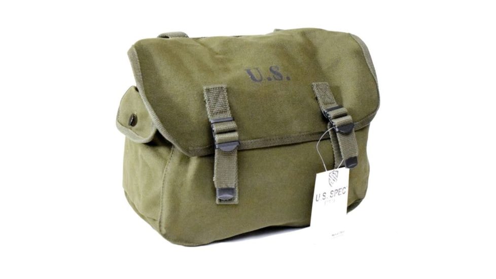 U.S. Spec Canvas Field Musette Bag, OD Green, RODMUSOP