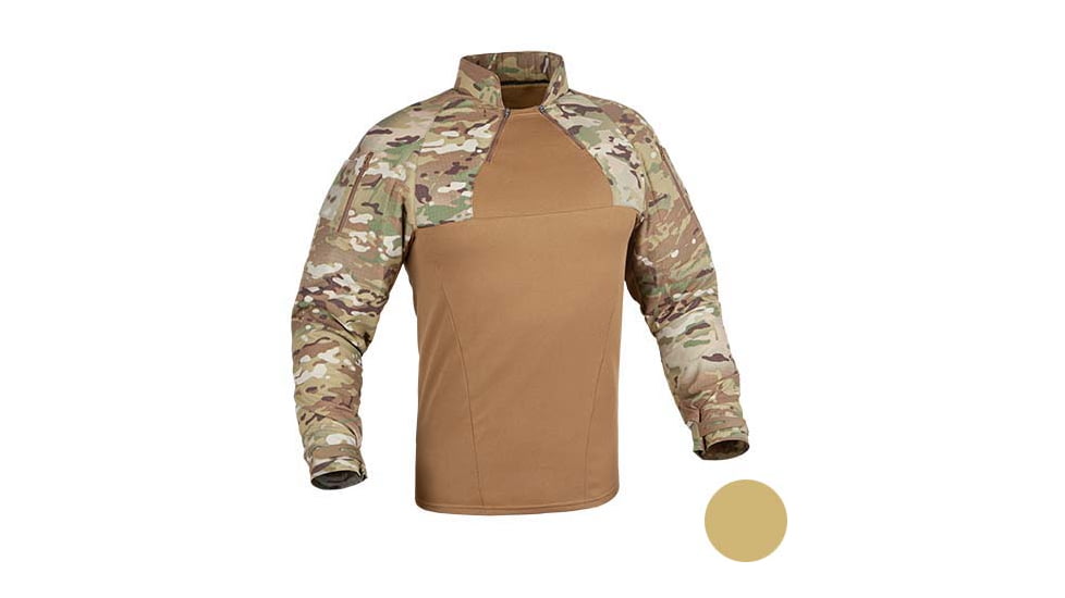 UARM ACS Armored Combat Shirt, Type IIA Threat Level, Tan, S, ACSST-SAACSS2A