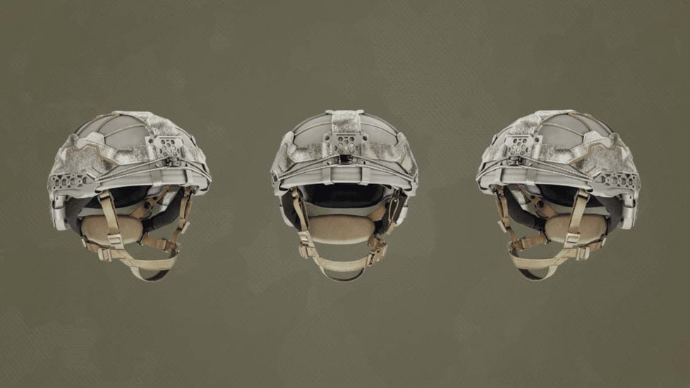 UARM BHBH Boltless High-Cut Ballistic Helmet, Type IIIA Threat Level, Multicam, M, BHBHMM