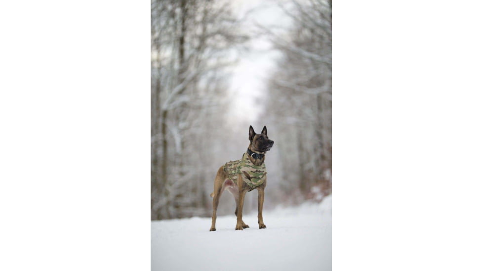 UARM CBA Canine Body Armor, Type IIA Threat Level, Multicam, S, CBASM2A-SACBAS2A