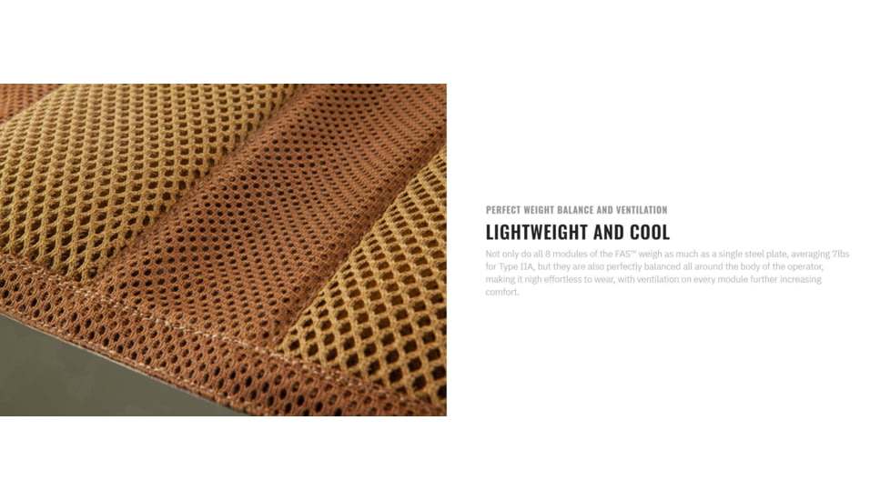 UARM FAS Full Armor System - Type IIA, Black, FASB2A