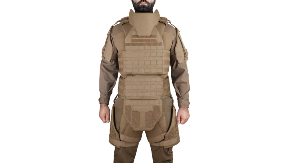 UARM FAS Full Armor System, Type IIA Threat Level, Coyote, One Size, FASC2A