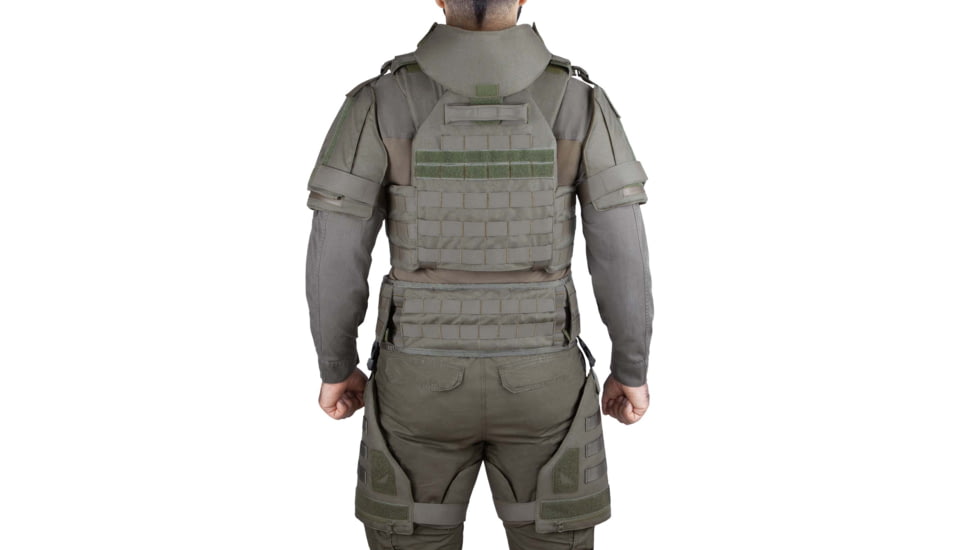 UARM FAS Full Armor System, Type IIA Threat Level, Ranger Green, One Size, FASR2A